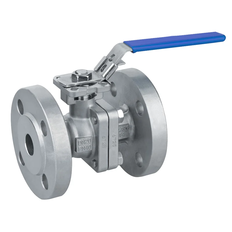 

2Pcs 4 6 inch fixed manual flanged ball valve