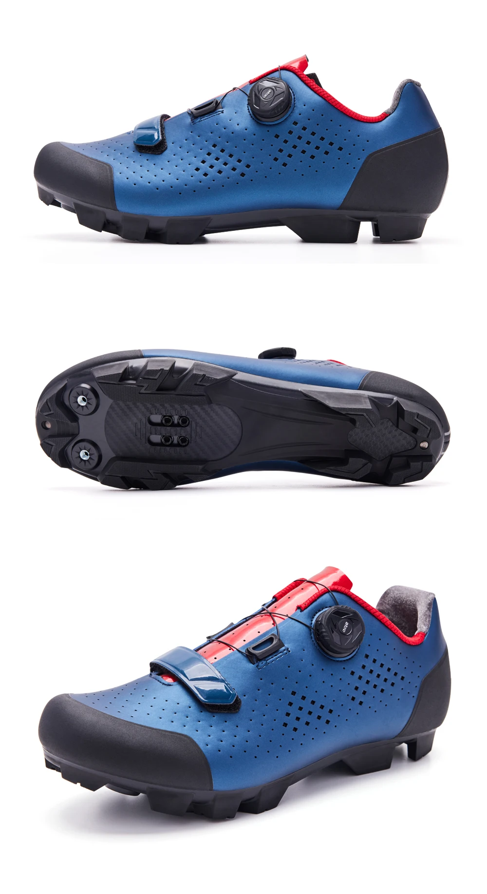 Santic Radfahren Schuhe MTB Mountainbike Tragen Beständig Atmungsaktive Fahrrad Nylon Boden Selbstsichernde Reitschuhe MN1128 – Detail 3