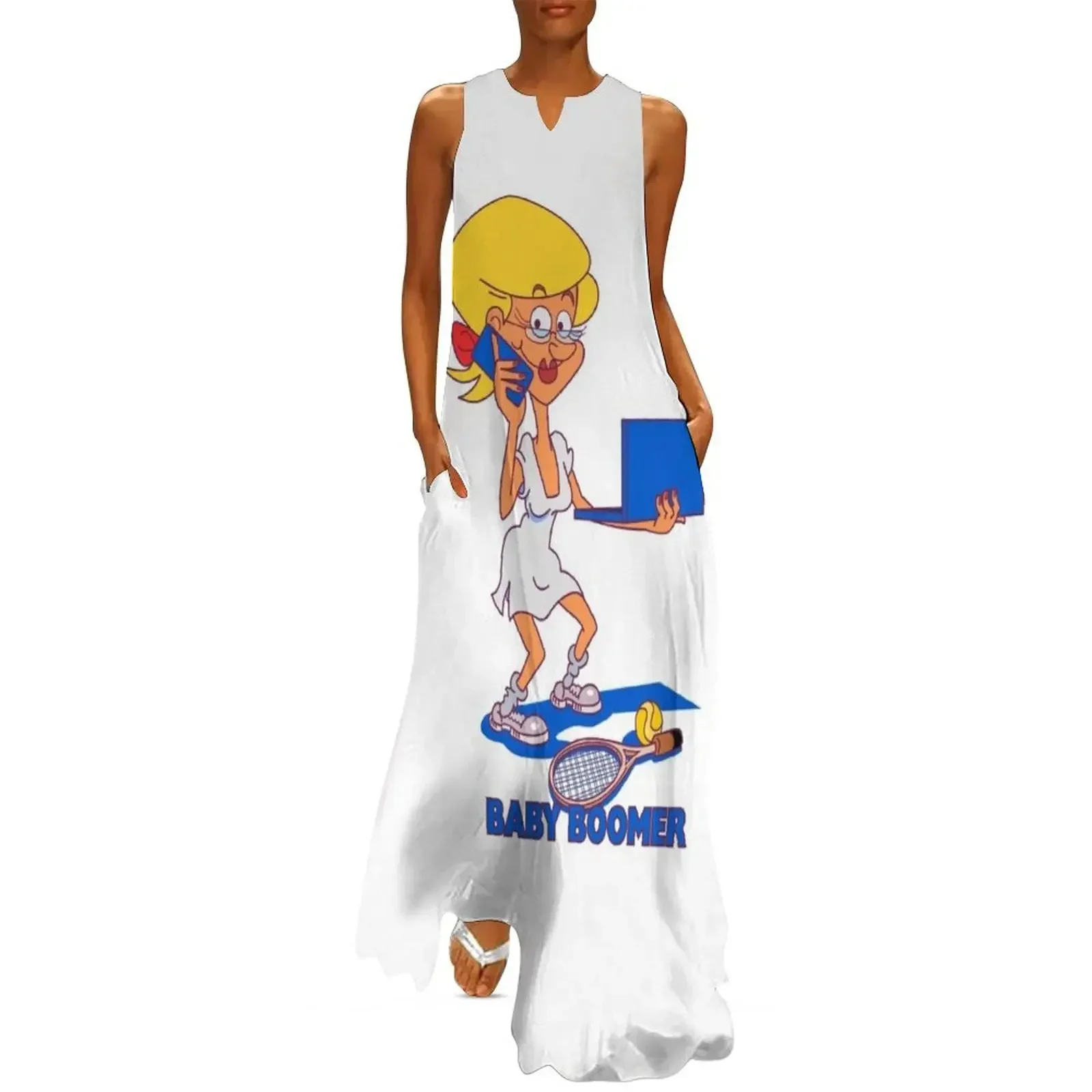 

Baby Boomer Lady Long Dress dresses with long sleeves evening dress women dress