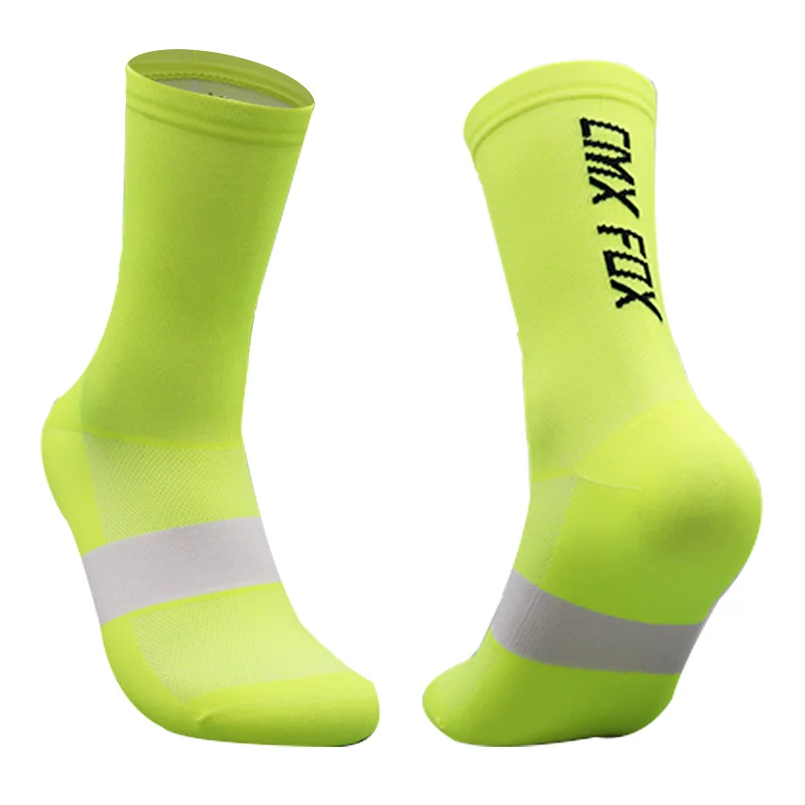6Pairs CMX FOX Compression Cycling For Socks for Outdoor Sports Running Nylon Relieve Pain Stockings Athletic Wear
