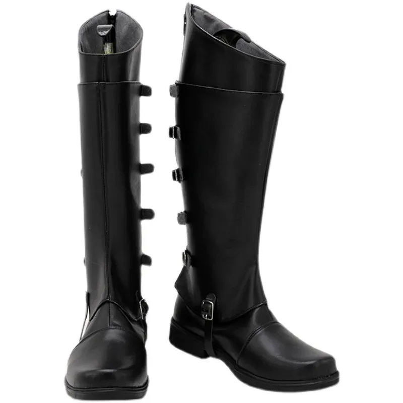 Juego DMC5 disfraz de cosplay Virgil, botas, adecuado para fiestas de exposición de anime de Halloween