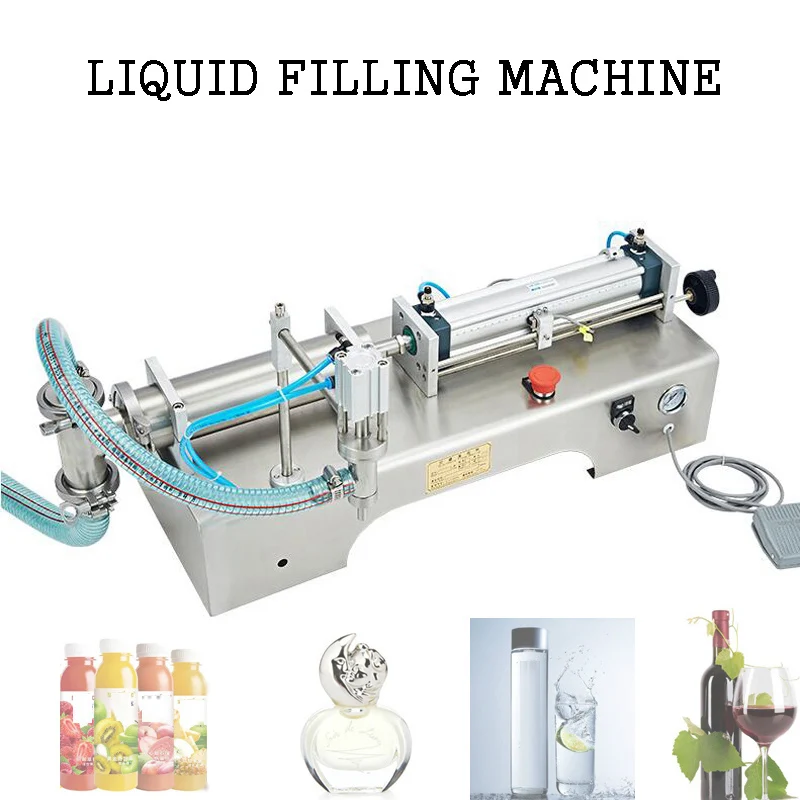 

110V 220V Single-head Liquid Filling Machine Is Suitable For Pneumatic Filling Machine For Milk And Honey