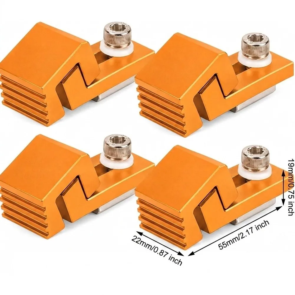 Aluminum CNC Clamps Set: LCompatible With For LUNYEE 3018 For Pro Max Router Wood Carving Milling Tool Accessory