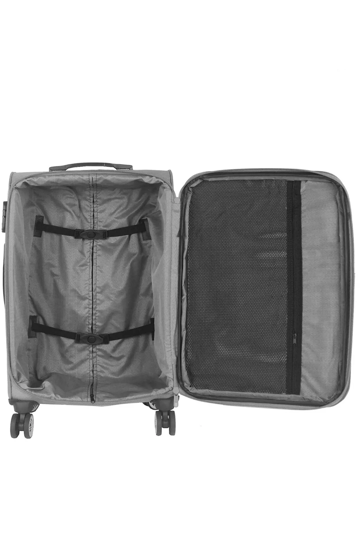 Durable Polyester Fabric Powder Small Size Cabinet Size Suitcase Suitcase