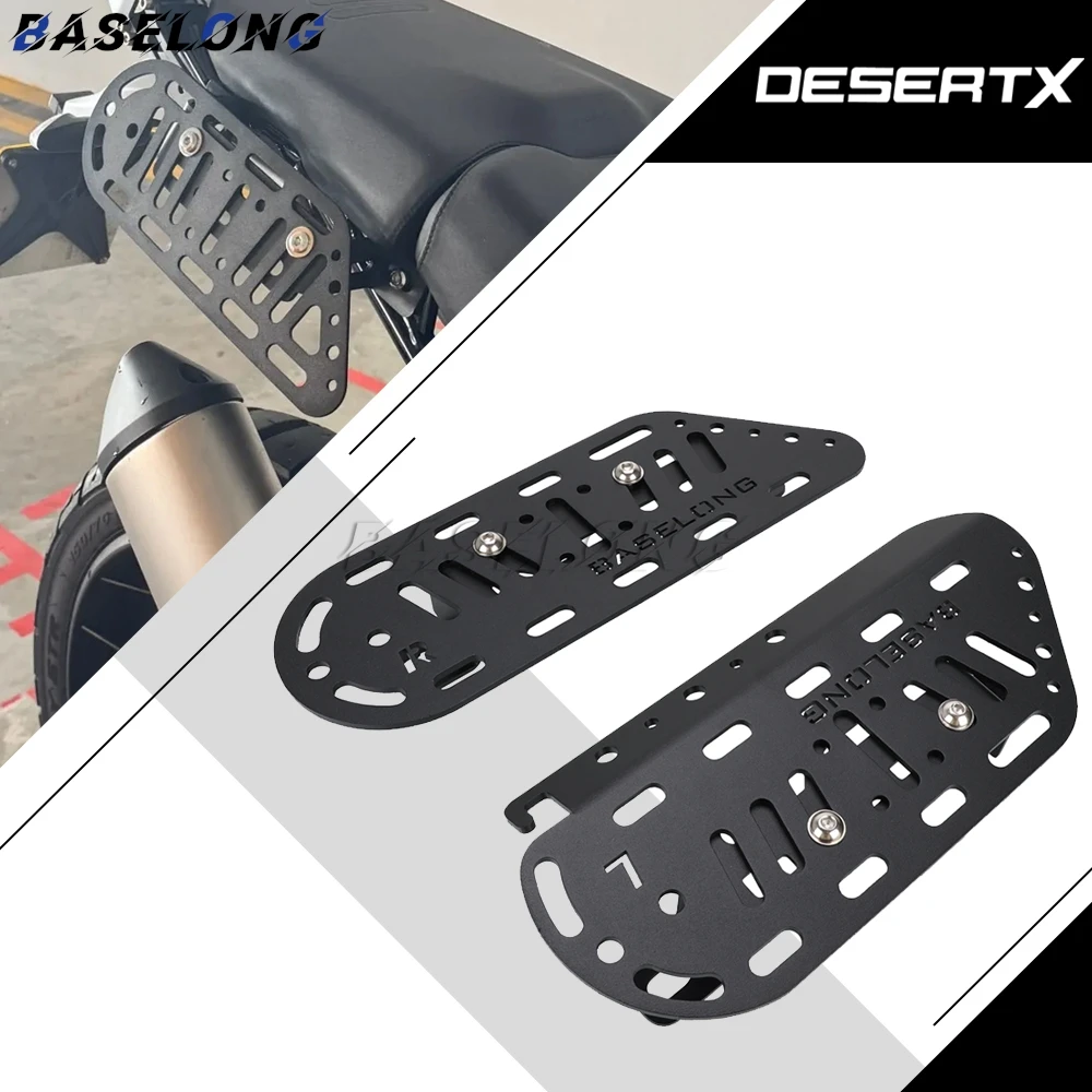 

Luggage Rack Side Bags For Ducati Desert X Rally DesertX 2022-2026 Rear Saddlebag Support Mounting Side Box Bracket Mount Holder