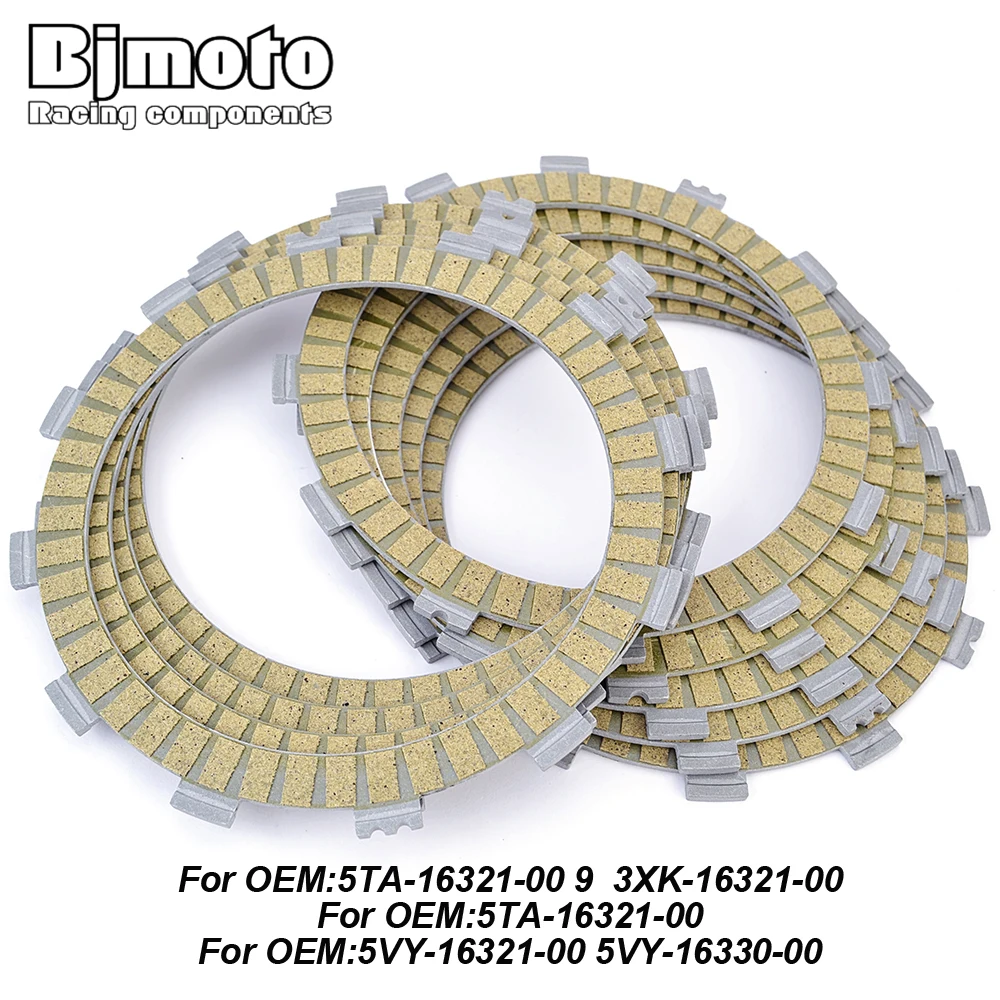 

Clutch Friction Plates For Yamaha WR450F YZ450F YZ 450 F YZ426 WR426 FN/FP FJ09 FJ-09 XSR900 MT09 MT-09 YZF R1 FZ1 Naked 2D11