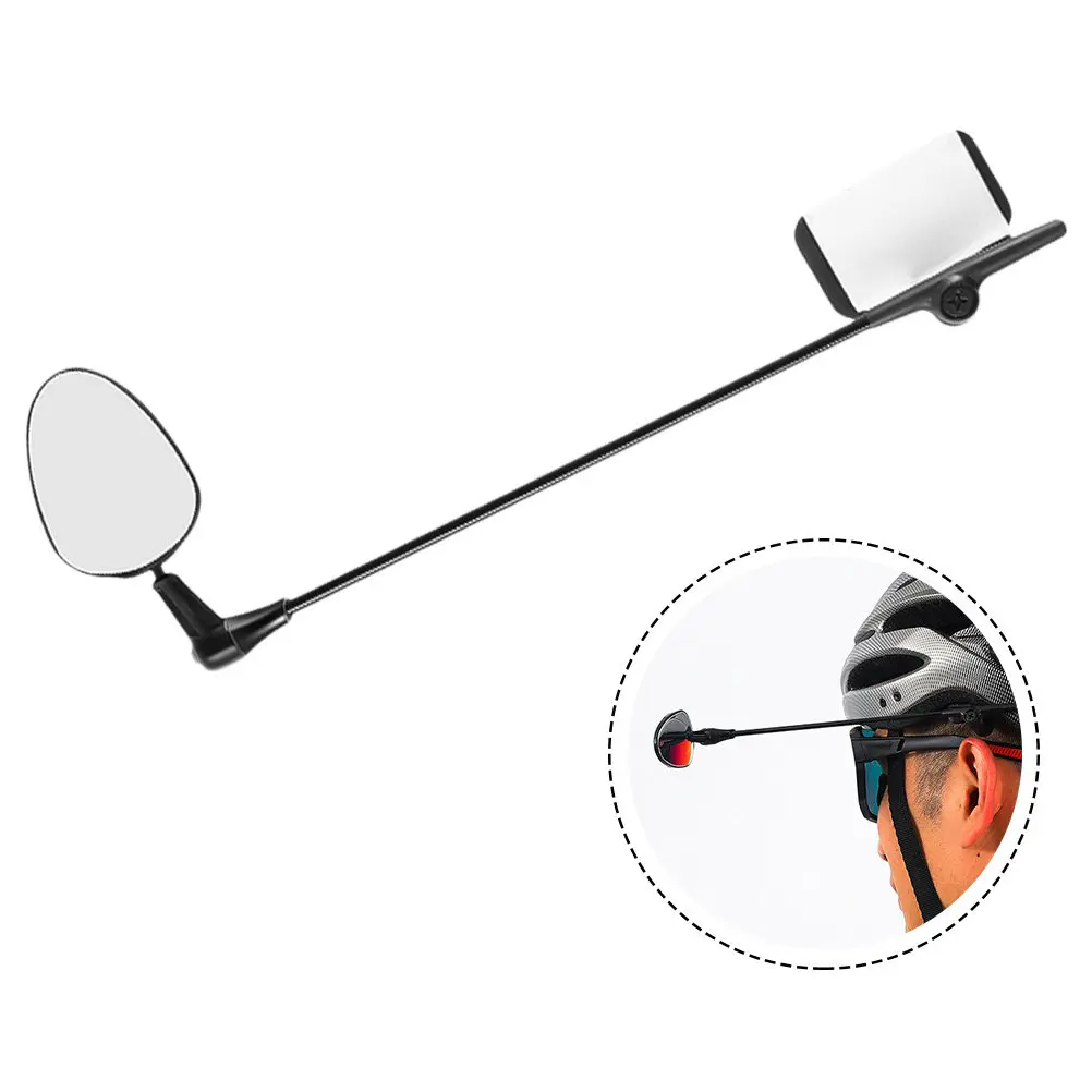 Espelho retrovisor para bicicleta, leve, com rotação de 360 ​​graus, para ciclismo seguro, acessórios para ciclismo