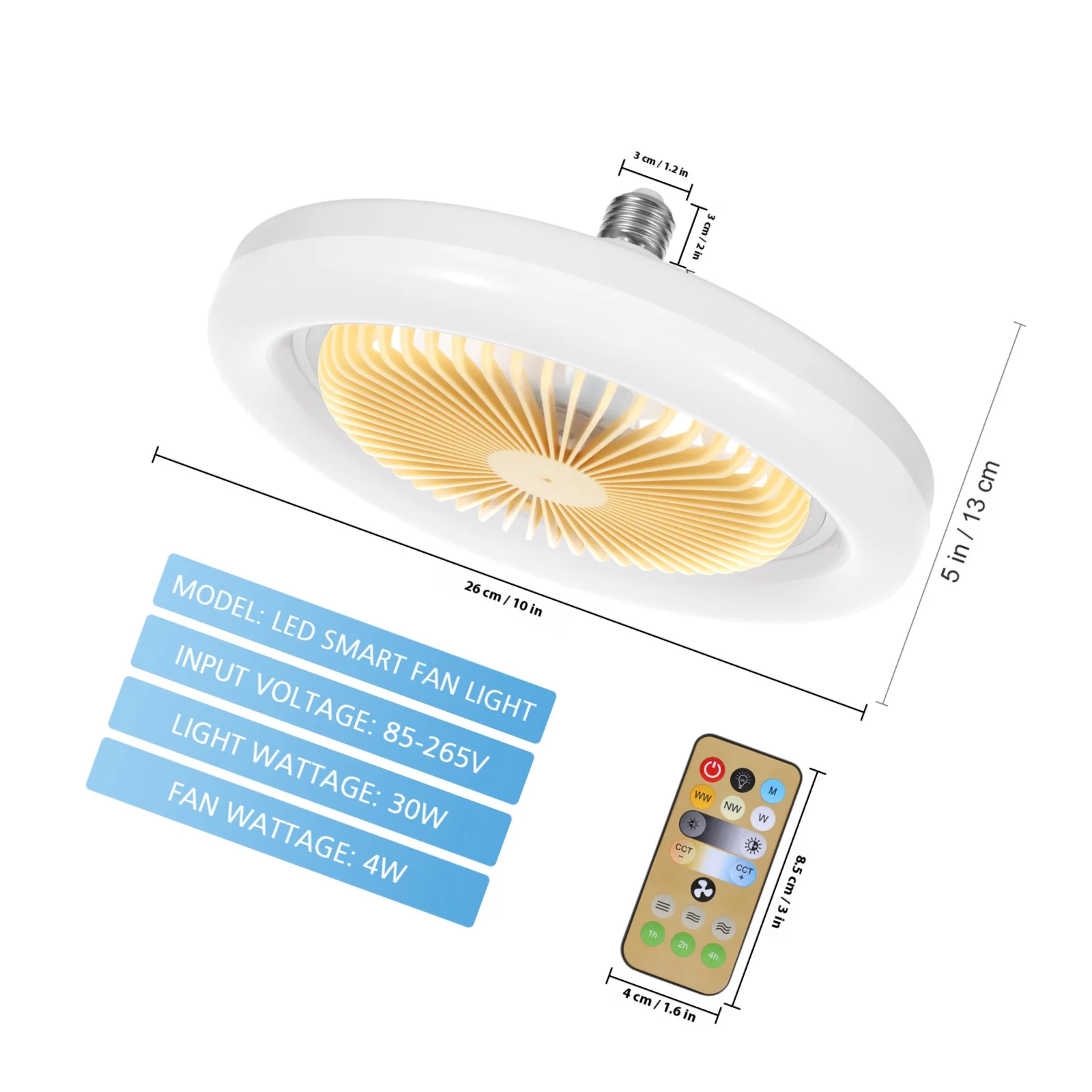 السقف مع ضوء مروحة السقف مع أضواء عن بعد عكس الضوء عن بعد 3 سرعة الرياح غرفة المعيشة غرفة نوم المطبخ مروحة بمصباح E27