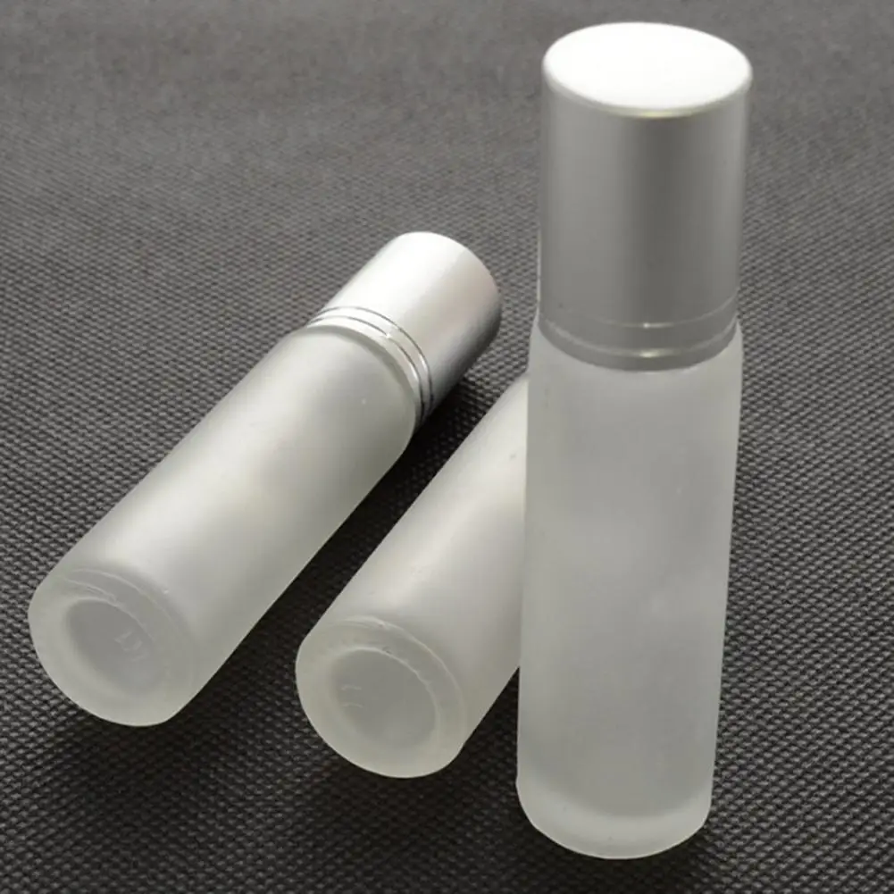 

5Pcs/Set 10ml Roller Bottle Heat-Resistant Refillable Good Sealing Perfume Bottle Roll On Empty Bottle Cosmetic Supplies