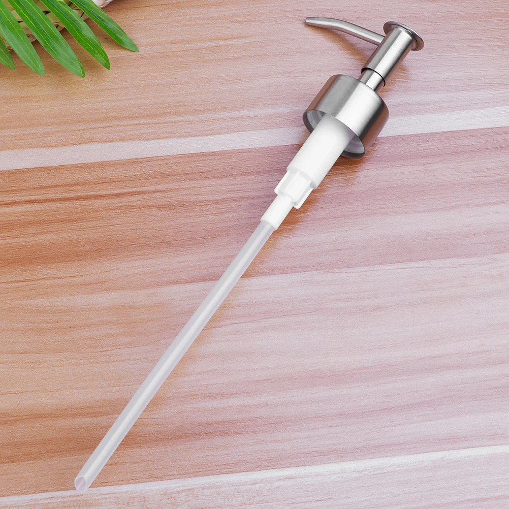 

2pcs Stainless Steel Soap Dispenser Replacement Lotion Liquid Press Pump For Home Kitchen Bathroom 2.5Cm Diameter Works With
