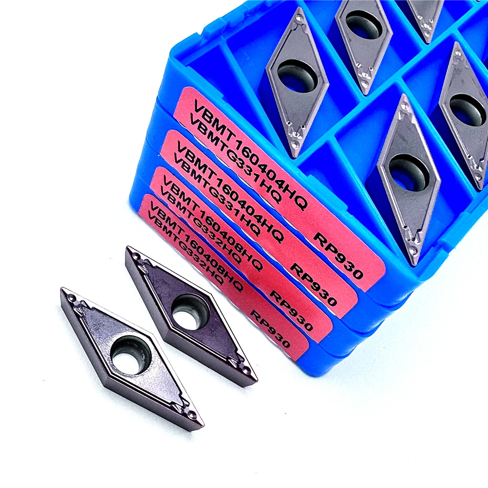 

VBMT160404HQ VBMT160408HQ RP930 Carbide Insert CNC cutting of steel parts processing Lathe cutting tools External Turning Tool