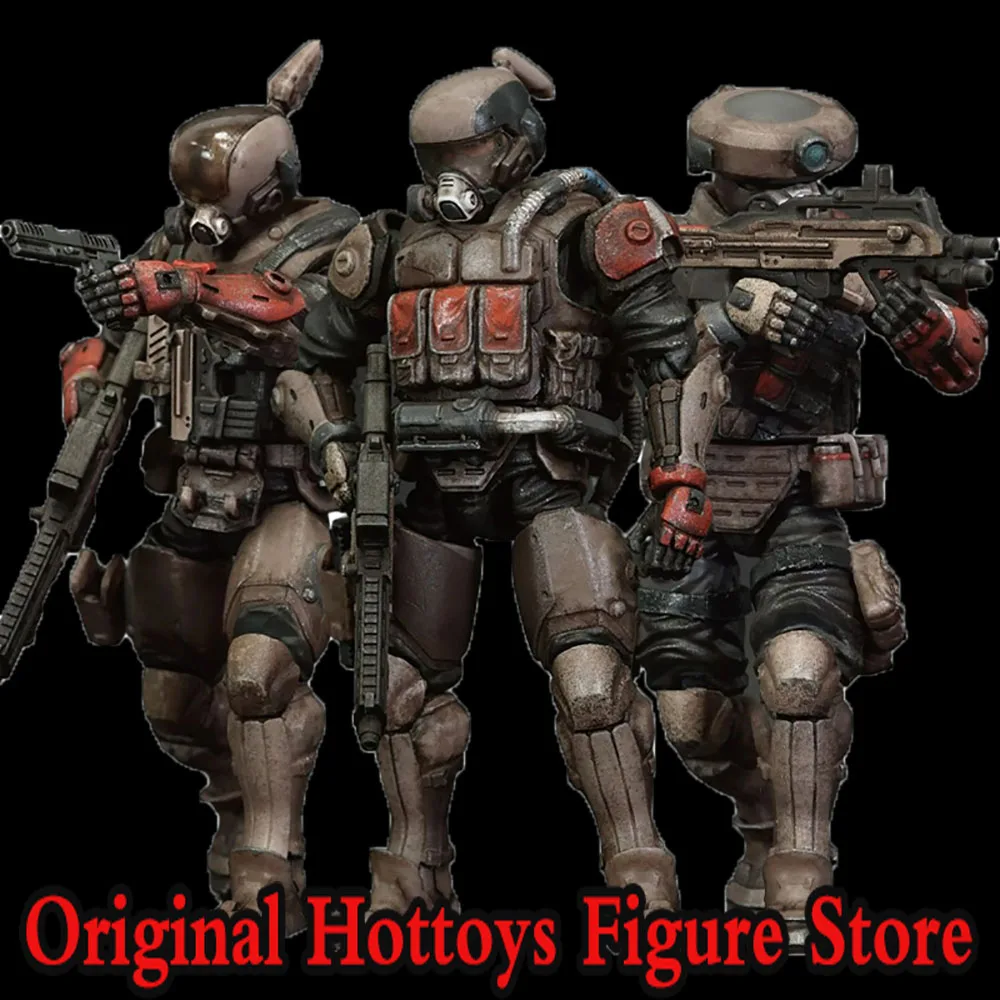 

Acid Rain War FAV-A108-110 1/18 Soldier Red Crow Ashigaru Paratrooper Hazmat Ronin Full Set 3.75-inch Action Figure Toys