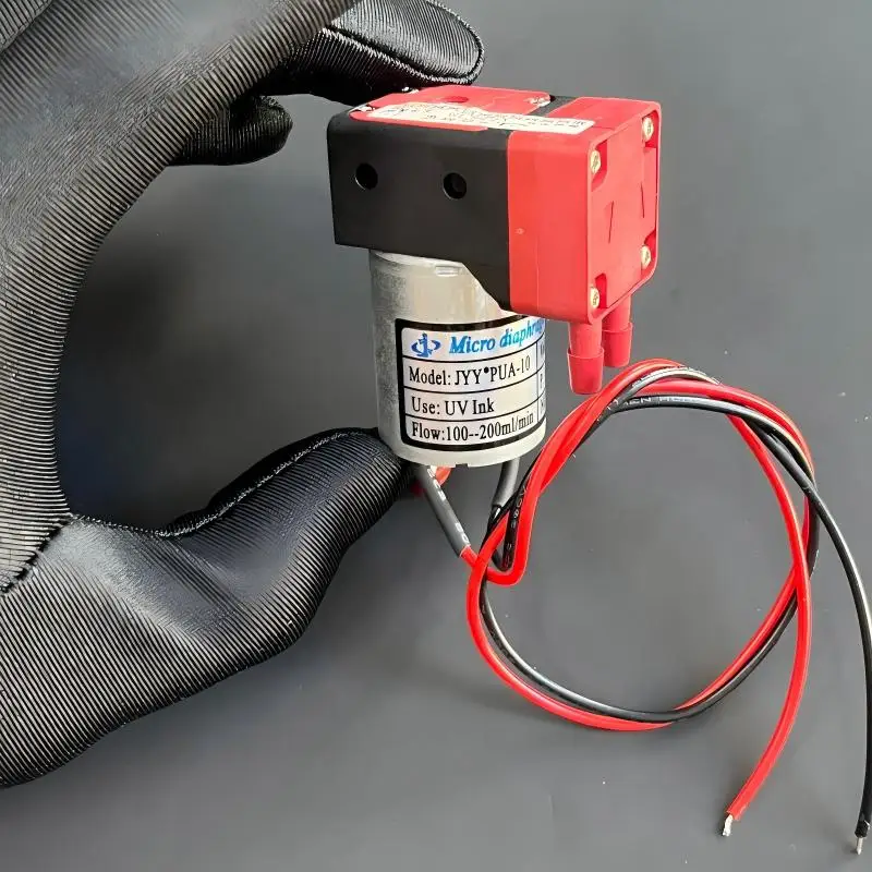 JYY PUA-10 24V 3W DC Micro Diaphragm Ink Pump for UV DTF Flatbed Printer Compatible with Allwin Xuli Mimaki Inkjet Plotter