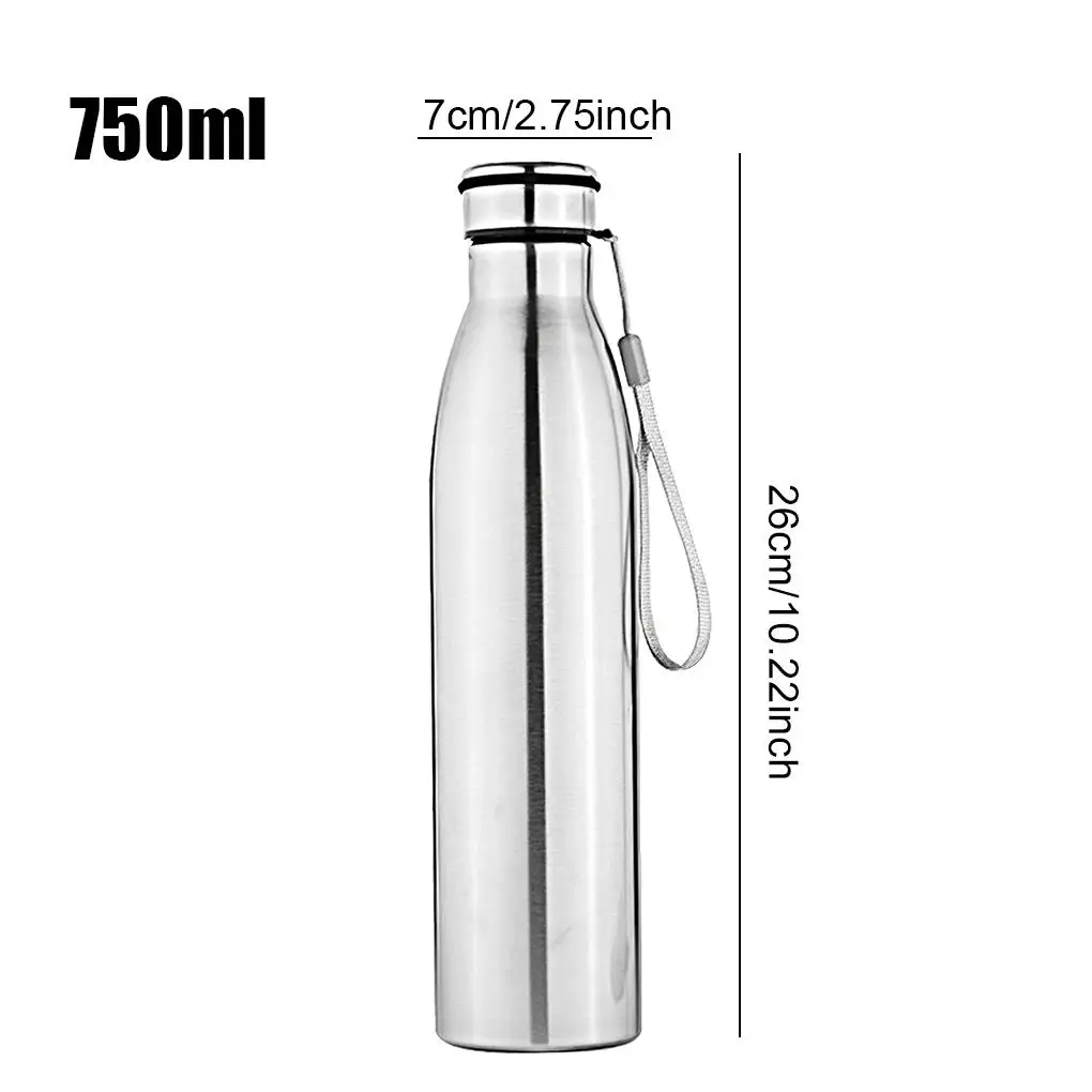 Water Bottle Rustproof Liquid Container Handle Large Capacity Big Drink Sports Canteen Bicycle Insulated Bottles