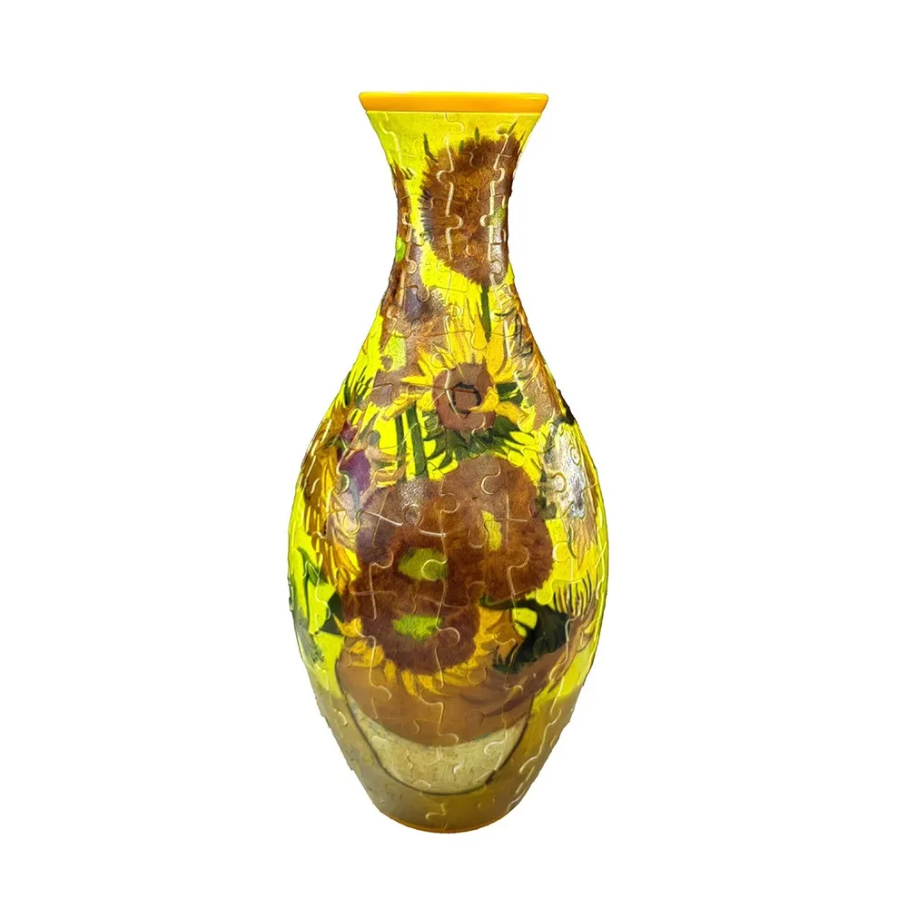 

Изогнутый пластиковый 3D-пазл-ваза для цветов (160 деталей), набор для самостоятельной сборки, подарок на новоселье, 3D-пазл-ваза для цветочных композиций