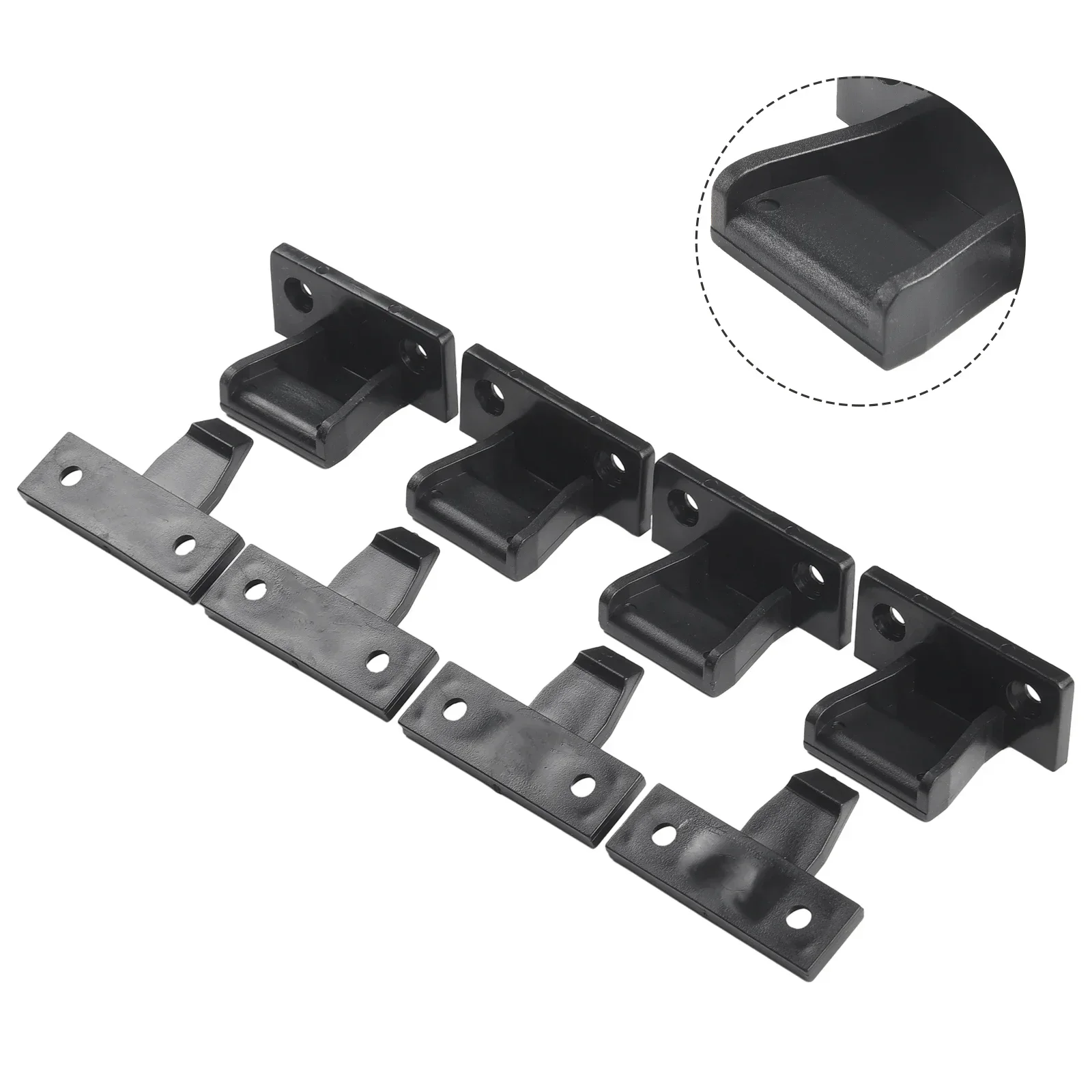 Buckle Bracket Kitchen Accessories Cabinets Home Improvement Countertops Hardware High Quality 4 Pcs ABS Plastic