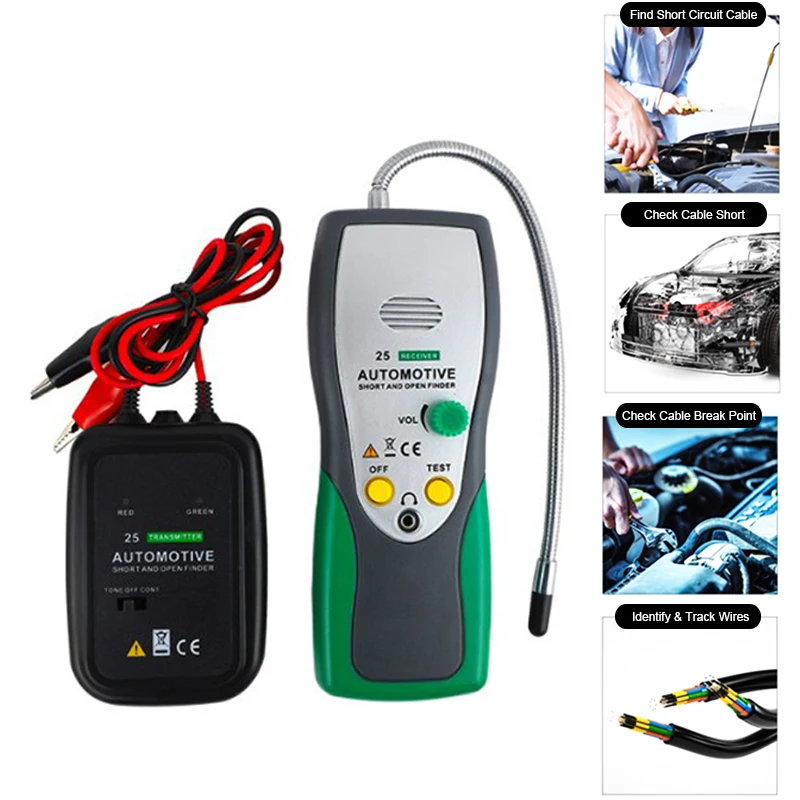 Cable Tracker Automotive Short Open & Circuit Finder Tester Car Repair Tool Tracer Wire Cables Type PK EM415pro Car Tools