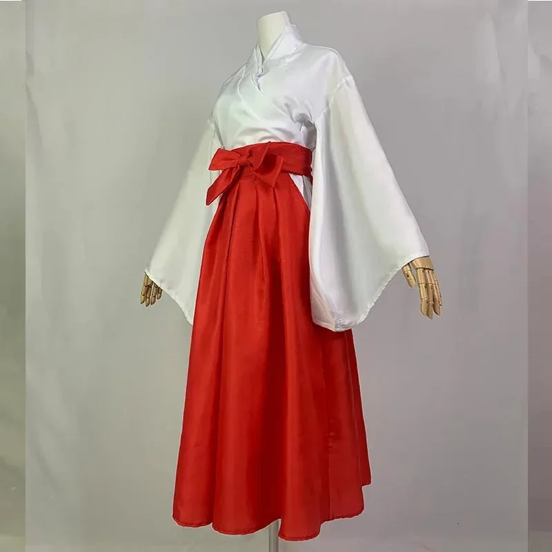 Costume cosplay anime per donna Jujutsu Kaisen Kimono Miko giapponese Hakama Abiti per Halloween Iori Utahime Rosso