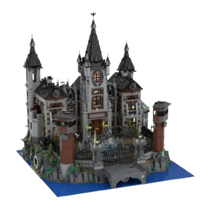 Spot MOC-158329 6726 pz Edificio Modulare FAI DA TE Piccole Particelle di Montaggio Building Blocks Giocattolo Educativo Modello Regalo Set Ornamenti