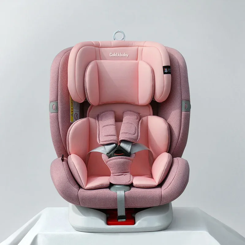 Children\'s Safety Chair Comfortable Breathable Car Seat Sponge Cushion Two-way Swivel Seat Newborn Car Baby Safety Chair