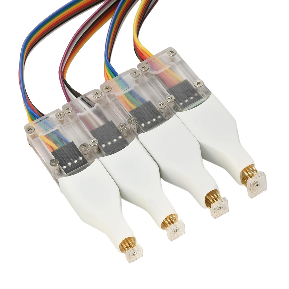 SOP8/WSON8/QDFN8 رقاقة SMD الربيع دبوس حرق في قراءة/كتابة اختبار التحقيق مبرمج مناسبة لاختبار الكتابة برنامج حرق في