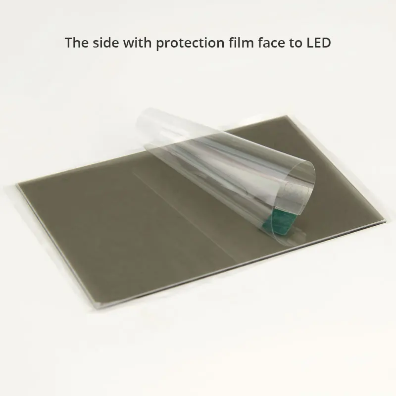 104.5x60.5x1mm Heat Insulation Glass Affixed Polarizer Film Projector 4 inch Screen Repair Accessories polarized glass