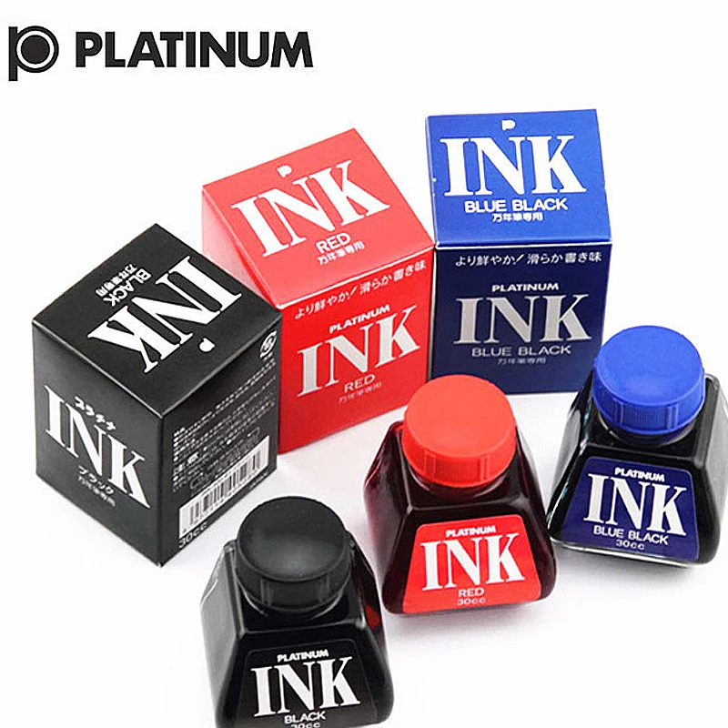 

Platinum INK-400 - Fountain Pen Ink 30ML Dye-type Non-clogging Fountain Pen Ink 30ML Calligraphy Ink Bottle
