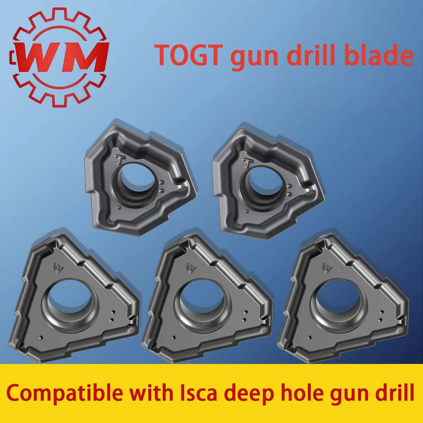 

Suitable for Iska deep hole gun drilling blade TOGT080305/090305 guide block hard alloy blade