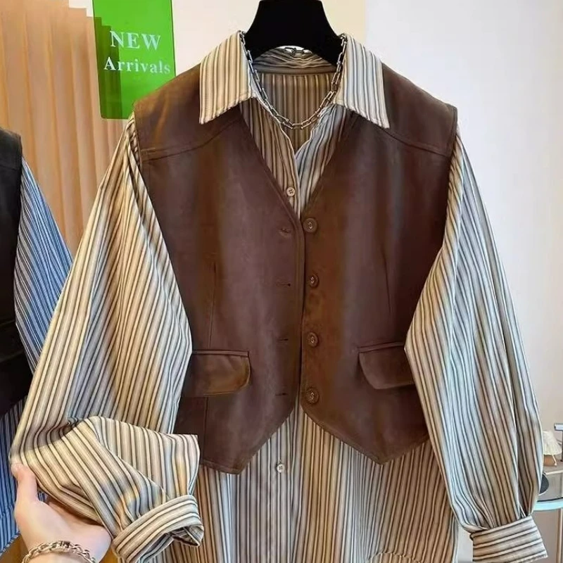 Plus Size Striped I…