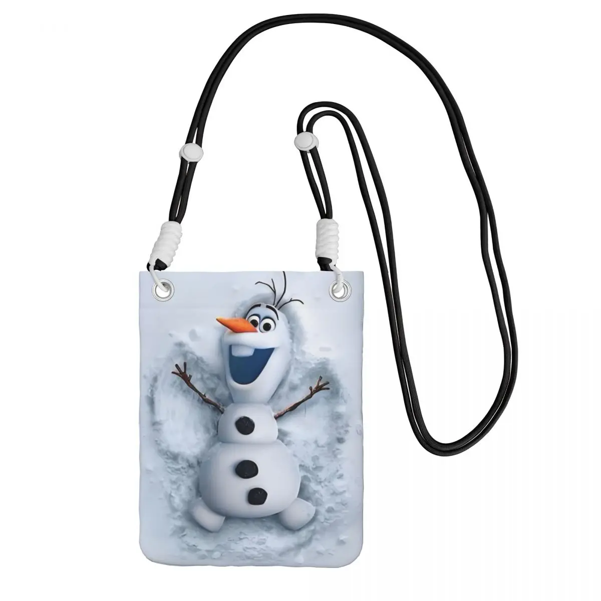 

Custom Frozen Mobile Phone Bag Men Women Fashion Animated Musical Fantasy Film Shoulder Crossbody Bag Key Bag Mini Purse Wallet