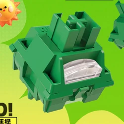 Outemu-interruptor de plátano verde, silencioso, táctil, 40g, trabajo de oficina, escritura, teclado mecánico silencioso suave, Kits de intercambio en caliente, interruptor lubricado