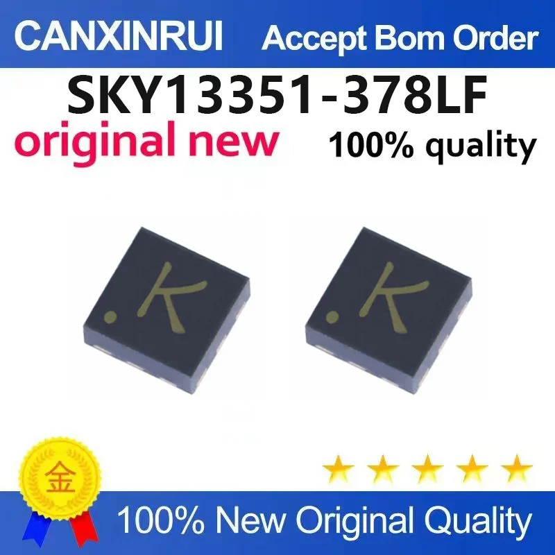 (5pcs-100pcs)Brand new original SKY13351-378LF DFN-6 single pole double throw (SPDT) RF switch chip