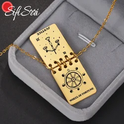 Sifisrri Personalized Custom Names Necklaces for Women Stainless Steel Engrave Logo Text Family Member Choker Jewelry Gift