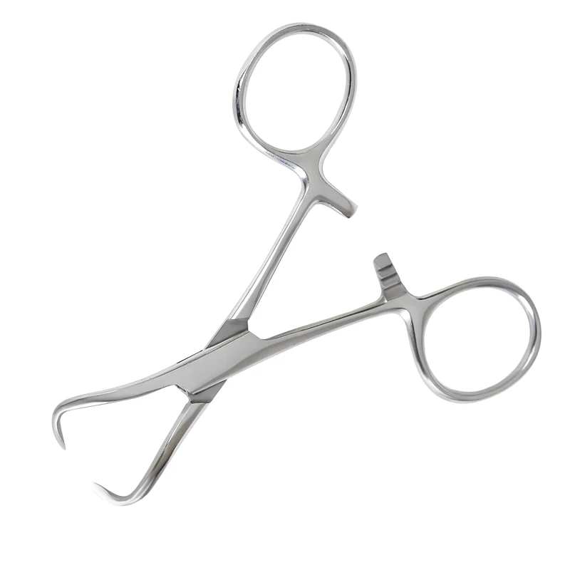 1pc Dental Surgical Cloth Towel Clamp Forceps 90mm Stainless Steel Medical Cloth Forcep Orthopedics Instruments Tool