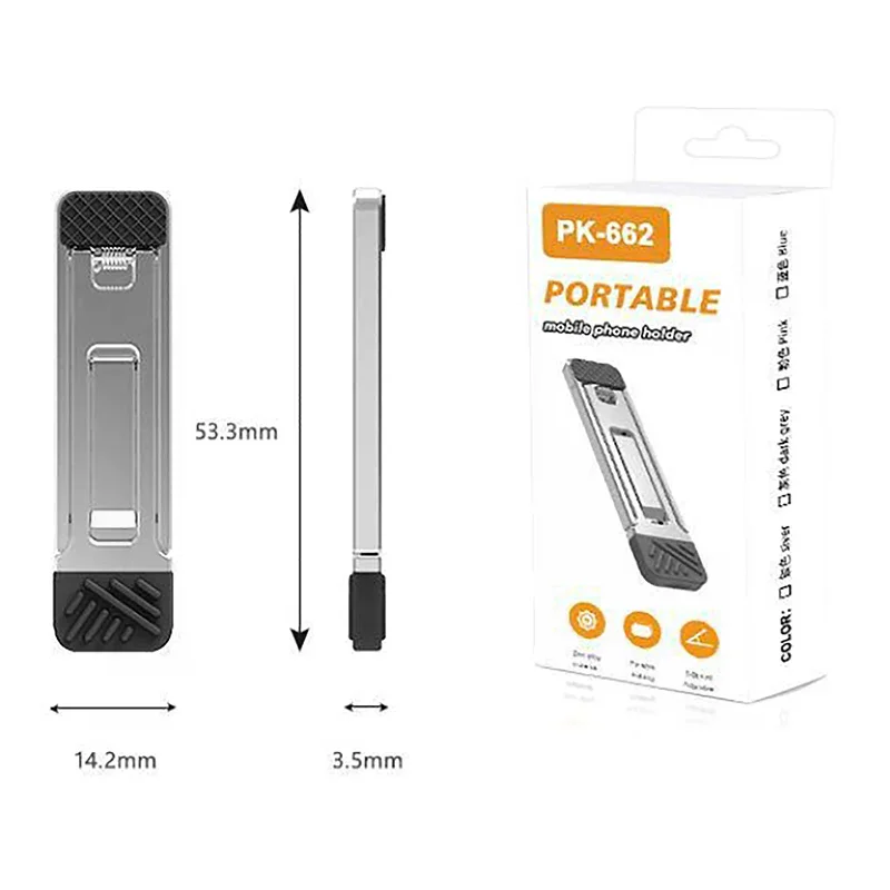 Mini podstawka pod laptopa ze stopu cynku, regulowana wysokość, składana, antypoślizgowa podstawka pod laptopa