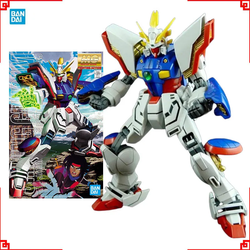 

Bandai Gundam Model Kit MG 1/100 Сияющая аниме-фигурка Gunpla Строительный комплект Gundam Коллекционные фигурки Игрушки для мальчиков Подарок