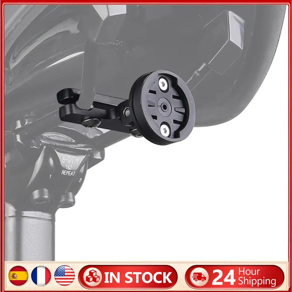 

MTB Bike Light Holder Adjustable Angle Cycling Action Camera Mount Aluminum Alloy Bicycle Saddle Lamp Mount Cycling Accessories