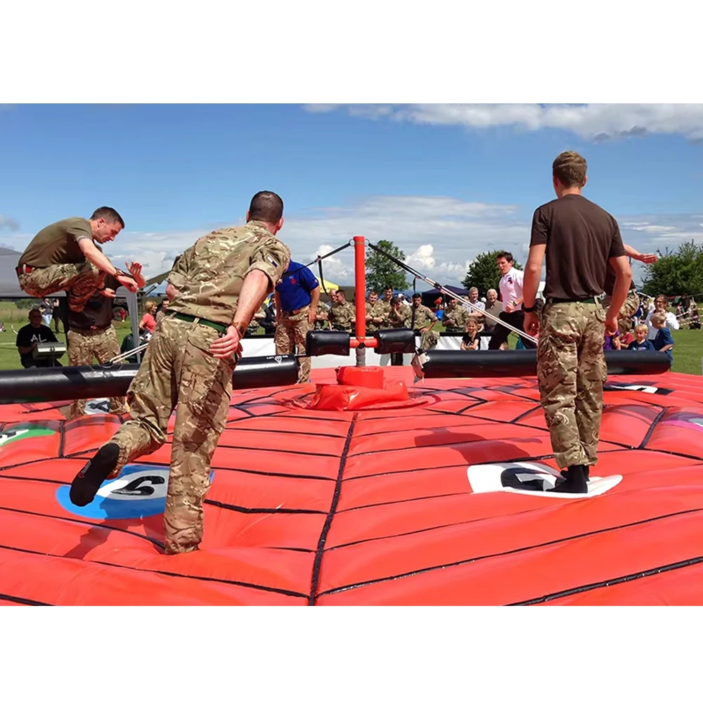 لعبة فريق الرياضة الرجل الأخير لعبة Meltdown الدائمة آلة مسح قابلة للنفخ دورة مسح للبيع لعبة Meltdown القابلة للنفخ #1