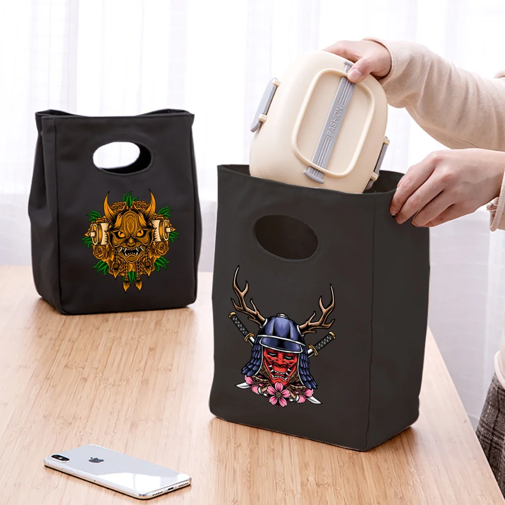 Portable Cooler Thermal Lunch Bag for Women Men Monster Print Lunch Box Tote insulation Dinner Container Food Storager Bags
