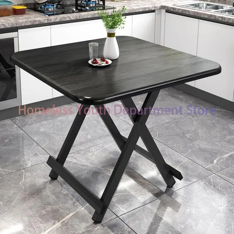 Simple and portable mobile stall modern minimalist household folding table and dining table