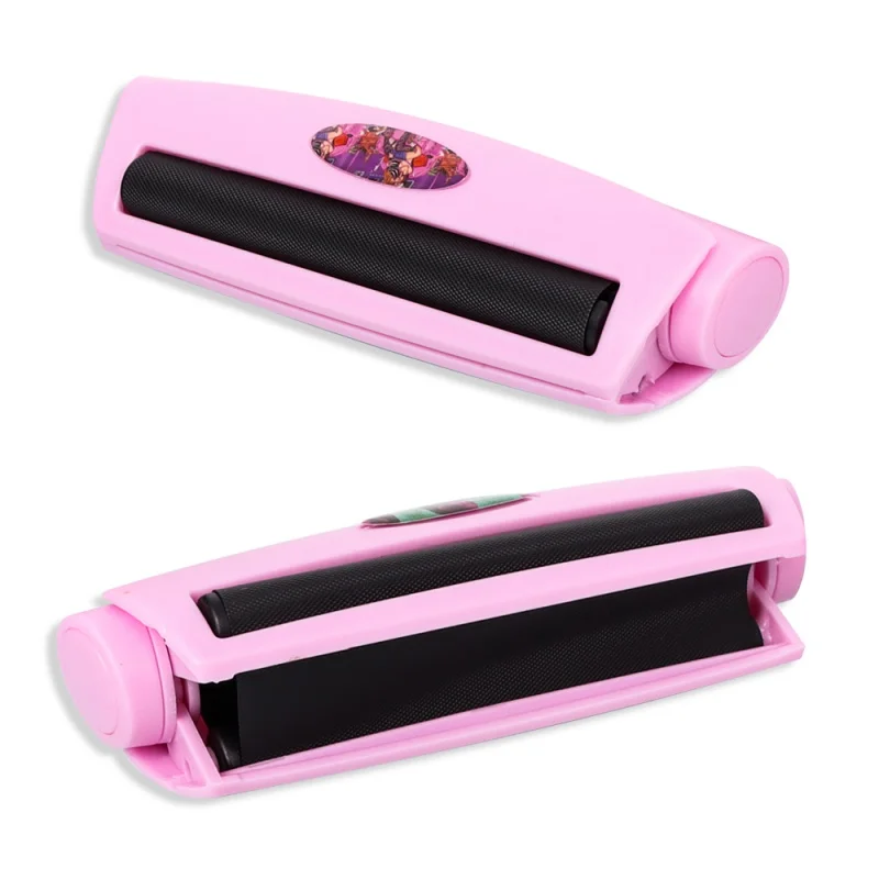 LADY HORNET-máquina de laminación de plástico rosa para mujer, fabricante de cigarrillos portátil, accesorios para hacer cigarrillos de mano, 12/1