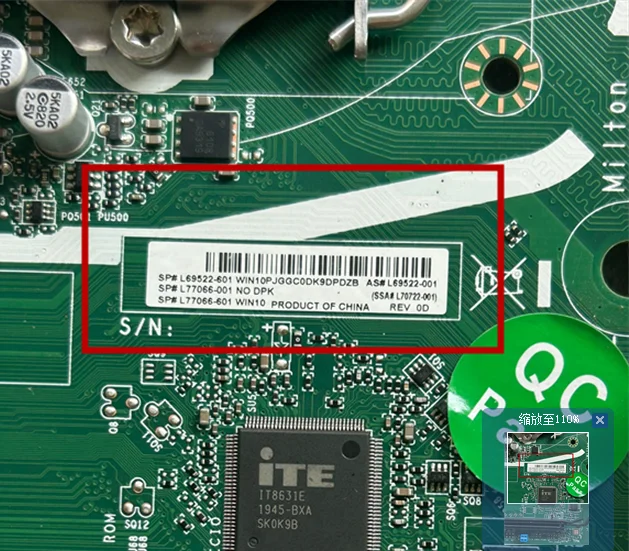 ل HP 280 برو G4 SFF اللوحة L69522-601 L77066-601 TPC-F125-SF 8th 9th cpu