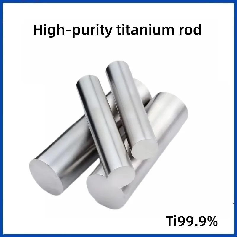1Pcs High-Purity Custom Metal Rods TA1 TA2 Solid Round Bars Ti99.9% Zero-Cut