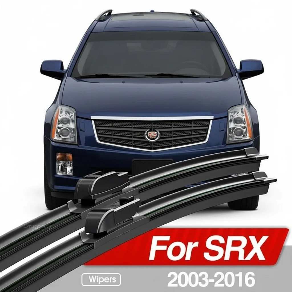 

Для Cadillac SRX 2003-2016: Комплект из 2 щеток стеклоочистителя лобового стекла, аксессуары для окон, 2005, 2006, 2010, 2011, 2012, 2014, 2015