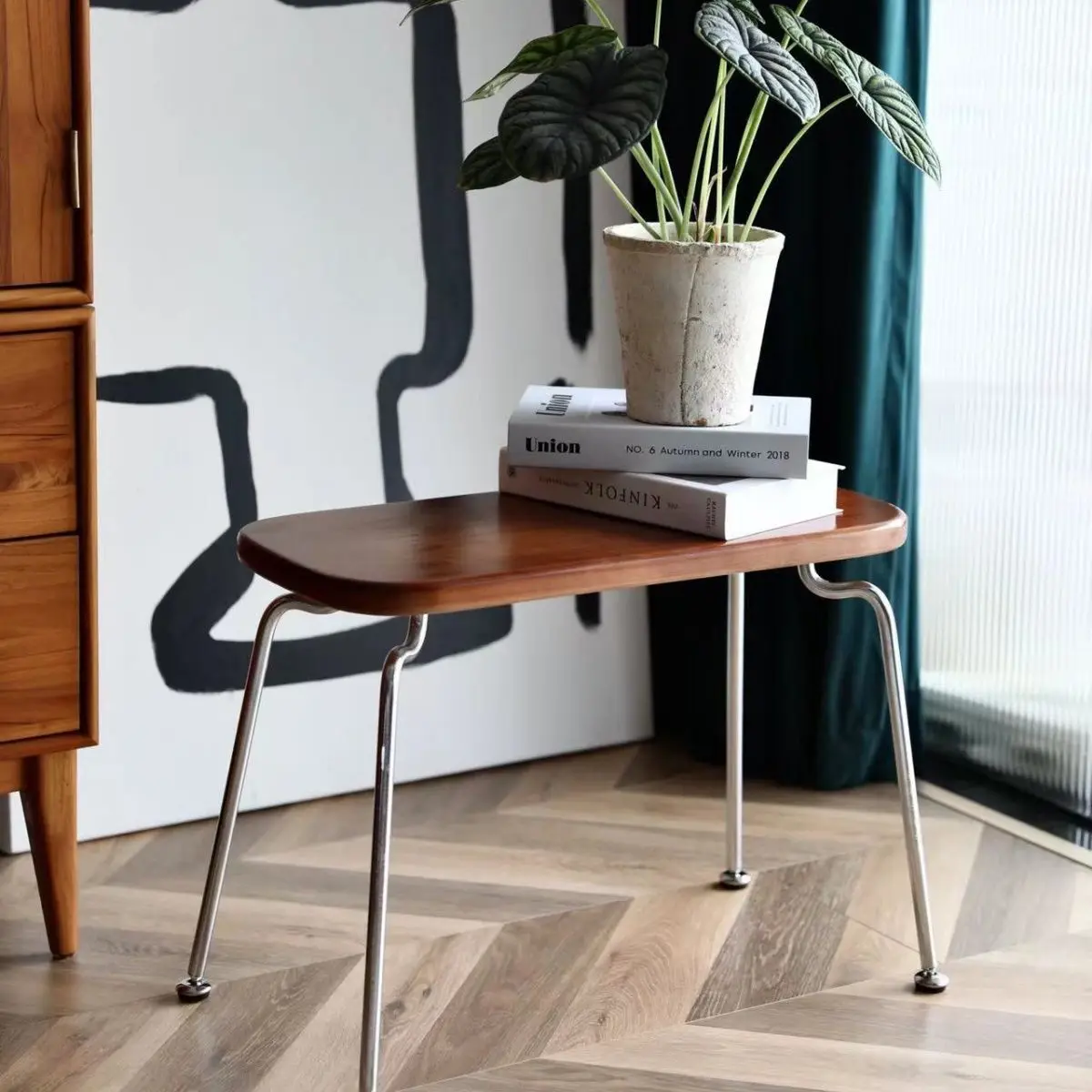 

ss-Home Living Room Footstool Porch Shoe Changing Stool Light Table Coffee Table Minimalist Bedroom Side Tables Low Stools