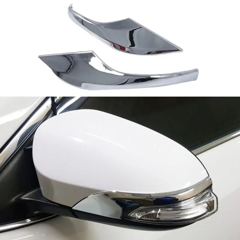 

АБС-пластик, хромированная полоса для бокового зеркала заднего вида, Обложка, Наклейка для Toyota CHR C-HR 2017 2018 2019 2020 2021 2022 2023