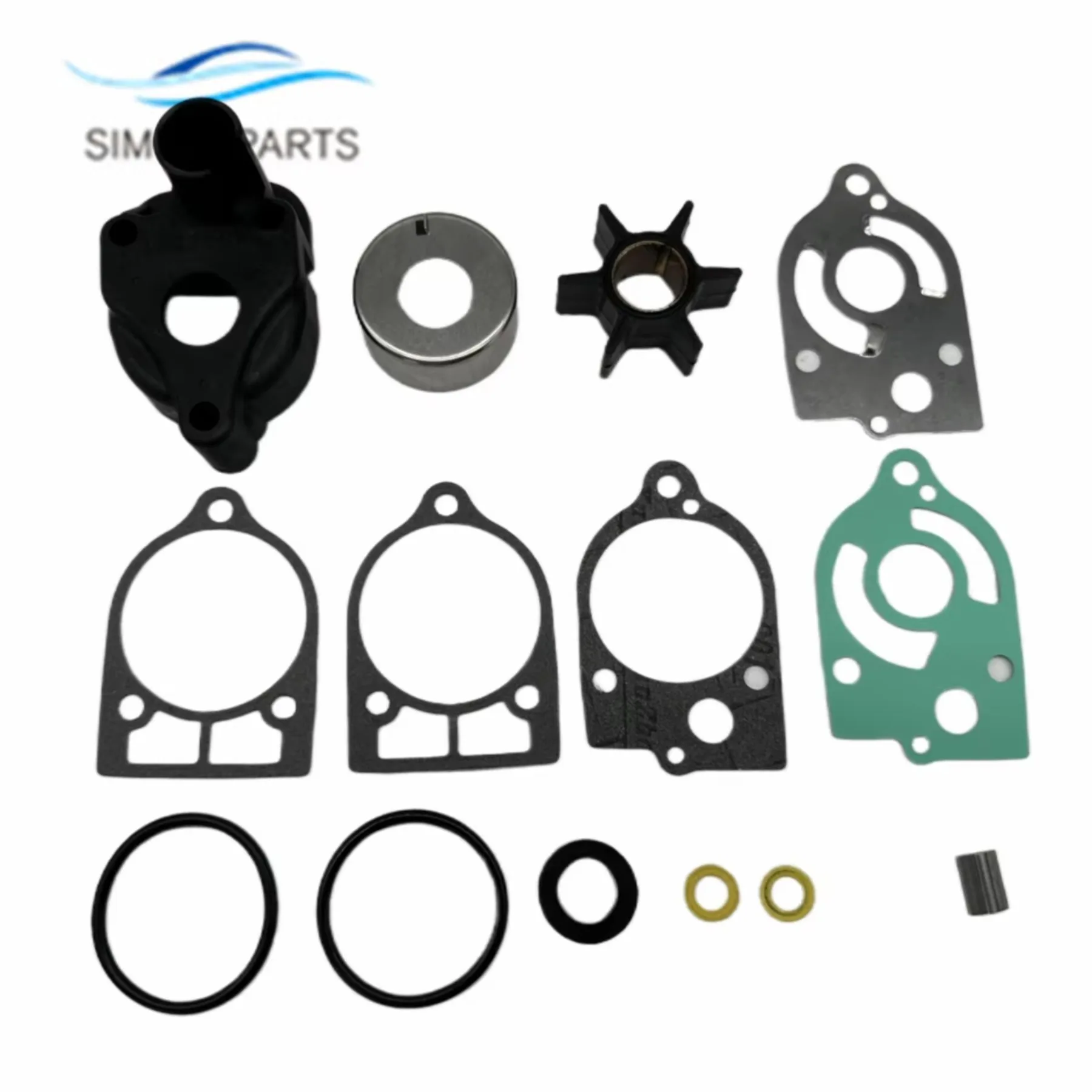 47-89983 Fits Mercury 2/3/4 Cyl 30 Jet 35 40 50 60 70 HP Outboard Water Pump Impeller Kit 46-60366A1 46-60366Q1 Boat Engine Part