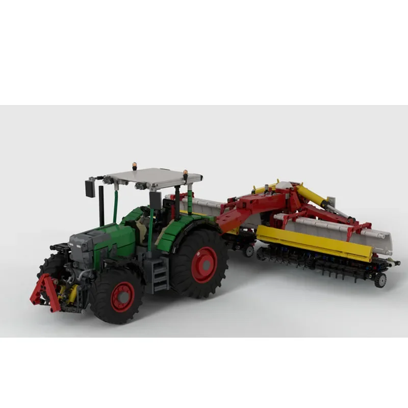 MOC-174668 Agricultural Tractor MOC-151615 Transport Harvesting Transporter Series Merge Assembly Splicing Building Block Model