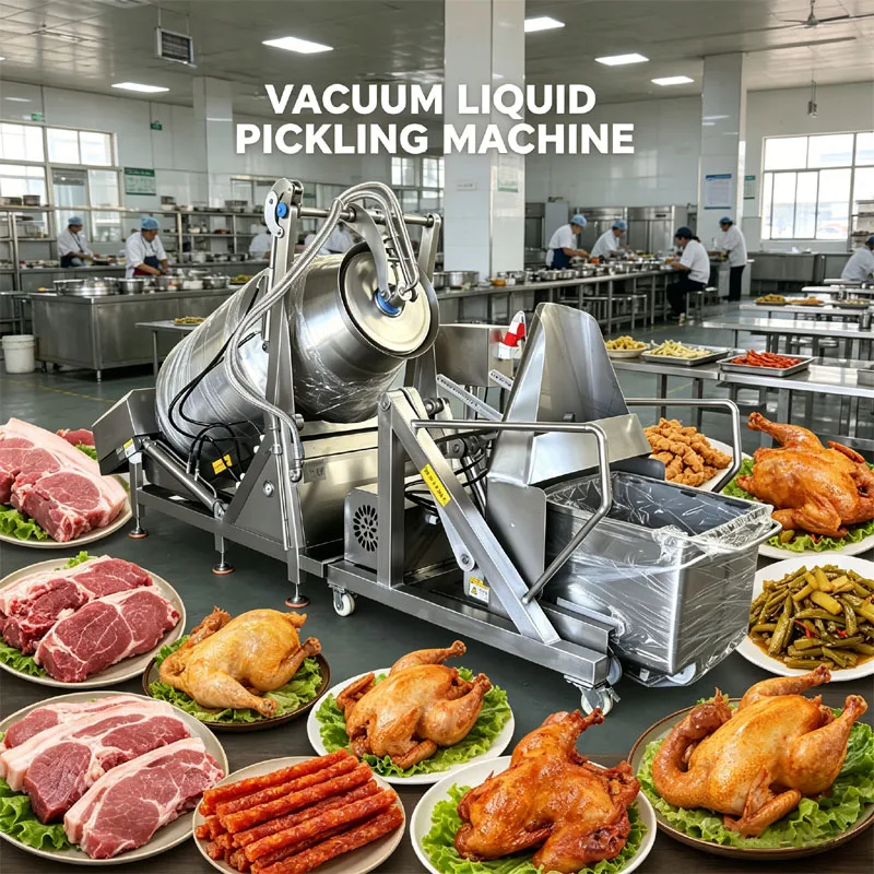 

Гидравлическая вакуумная машина для маринования из нержавеющей стали для пищевой промышленности, машина для маринования овощей и мяса