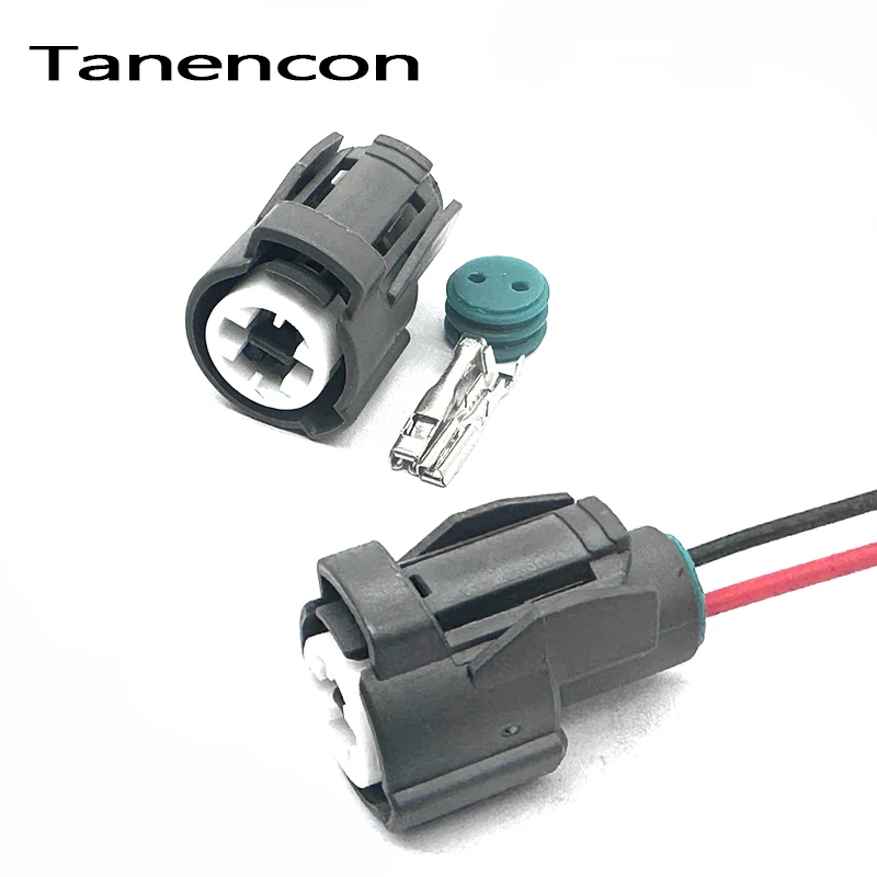 

1 Set 2 Pin 2.0mm Female Oil Pressure Knock Plug 6189-0156 Cooling Fluid Sensor Connector for Honda Civic Acura VTEC